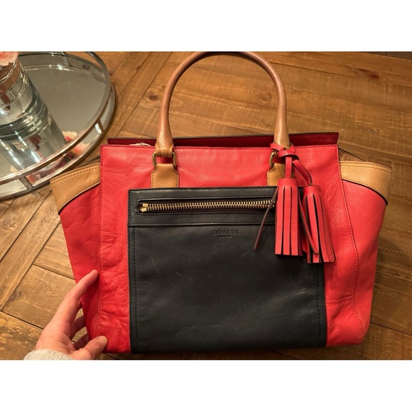 Coach legacy color block purse - Picture 2 of 14